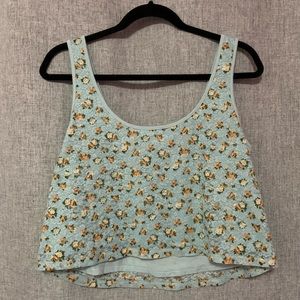 Floral Lace Crop Top